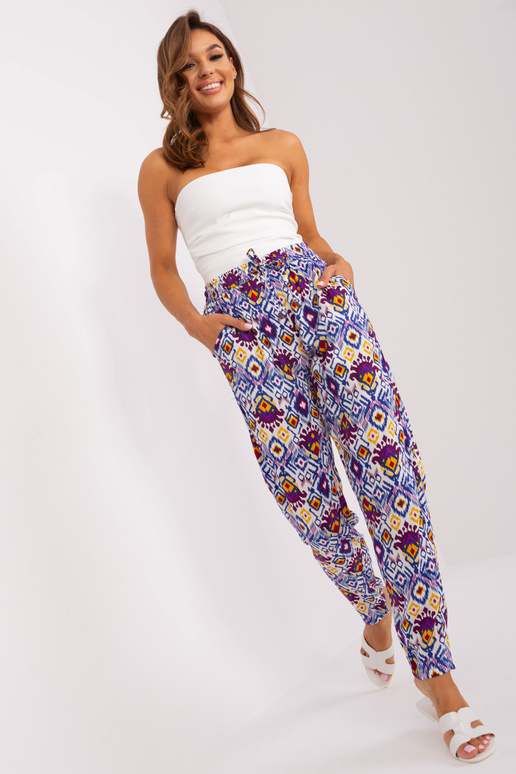 Kelnės - D73770M61869O - violetinė