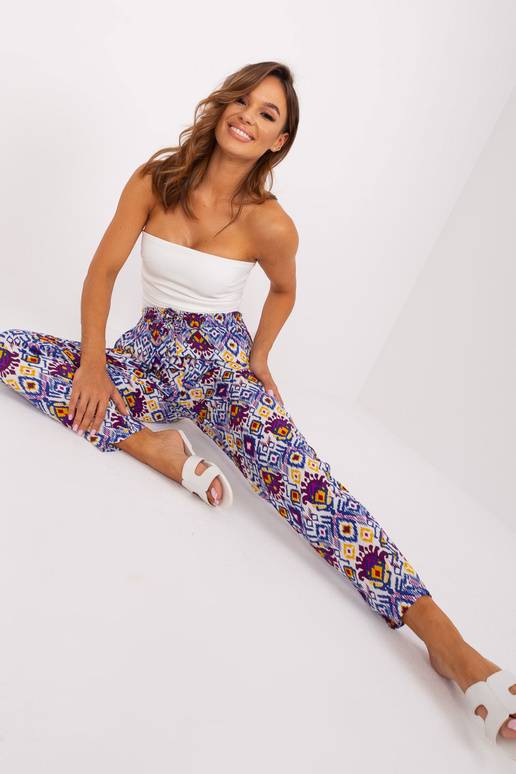 Kelnės - D73770M61869O - violetinė