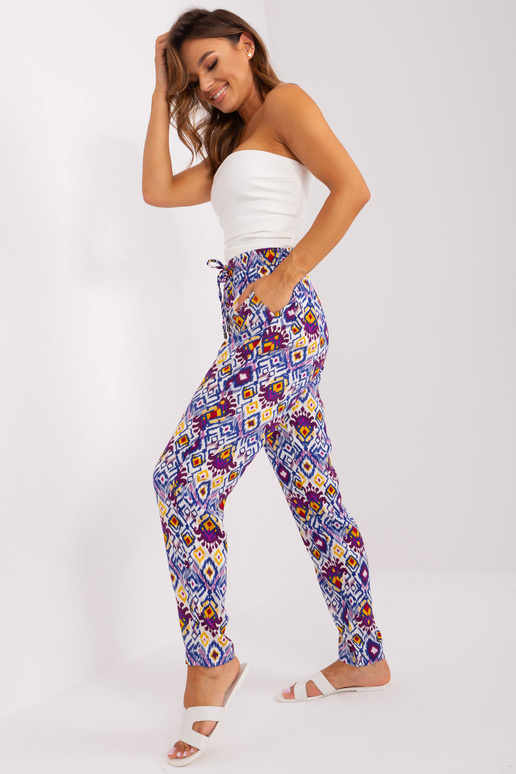 Kelnės - D73770M61869O - violetinė