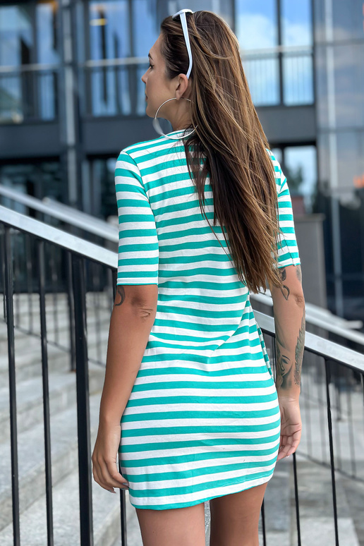 Suknelė-TW-SK-2092.83P-balta-žalia