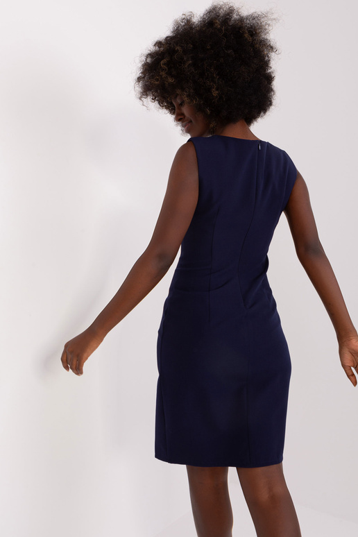 Suknelė-LK-SK-509284-1,80-tamsiai mėlyna