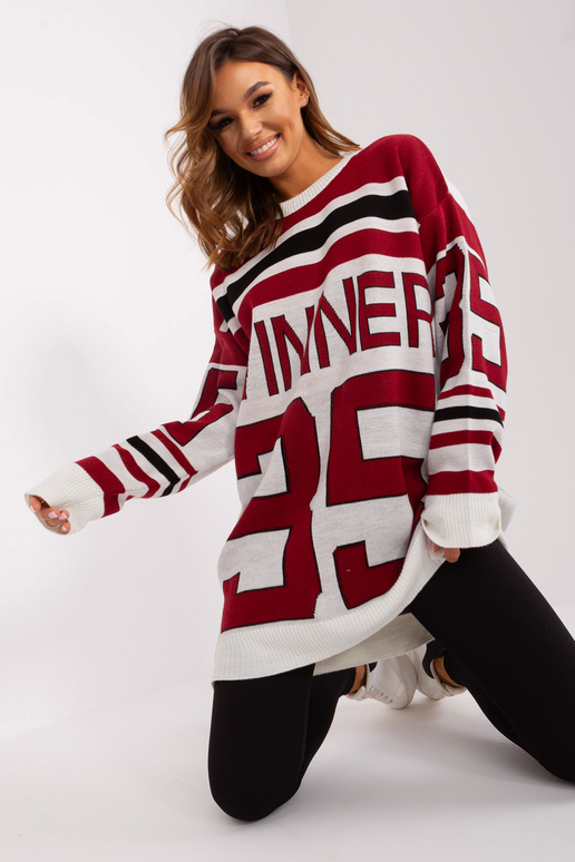 Megztinis-BA-SW-2206.48P-bordo