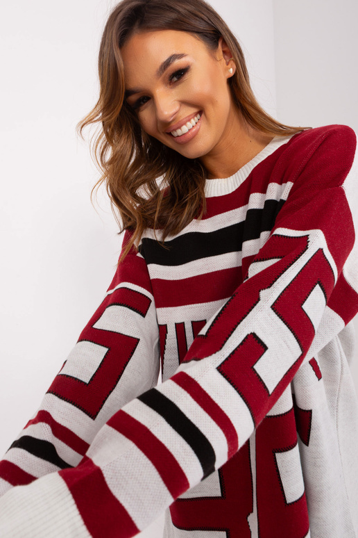 Megztinis-BA-SW-2206.48P-bordo