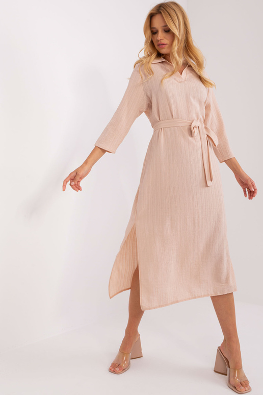 Suknelė-LK-SK-509342.33P-smėlio spalvos