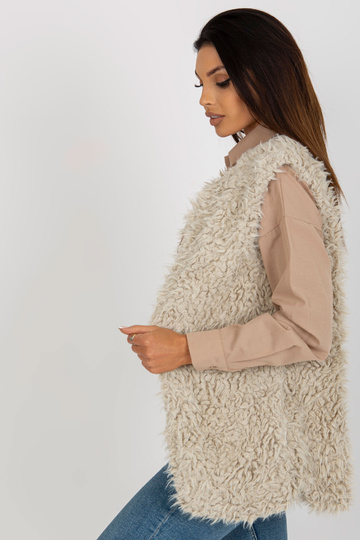 Smėlio spalvos kailio...