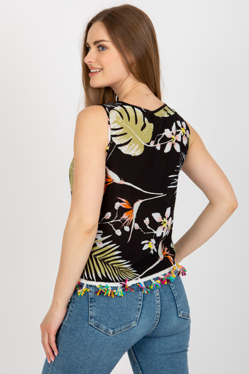 Juoda vasarinė palaidinė su...