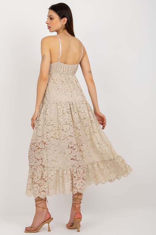 Suknelė-TW-SK-BI-8247.62P-smėlio spalvos