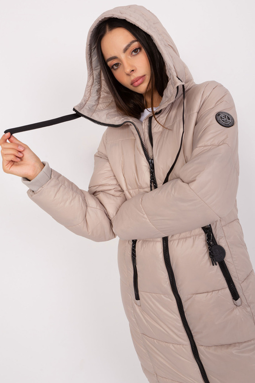 Paltas-D50048X44518B3-smėlio spalvos