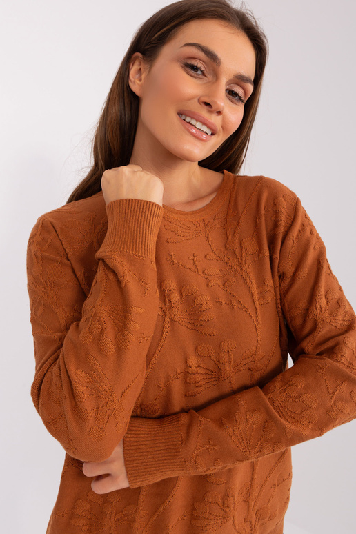 Megztinis-AT-SW-2231.99P-šviesiai rudas