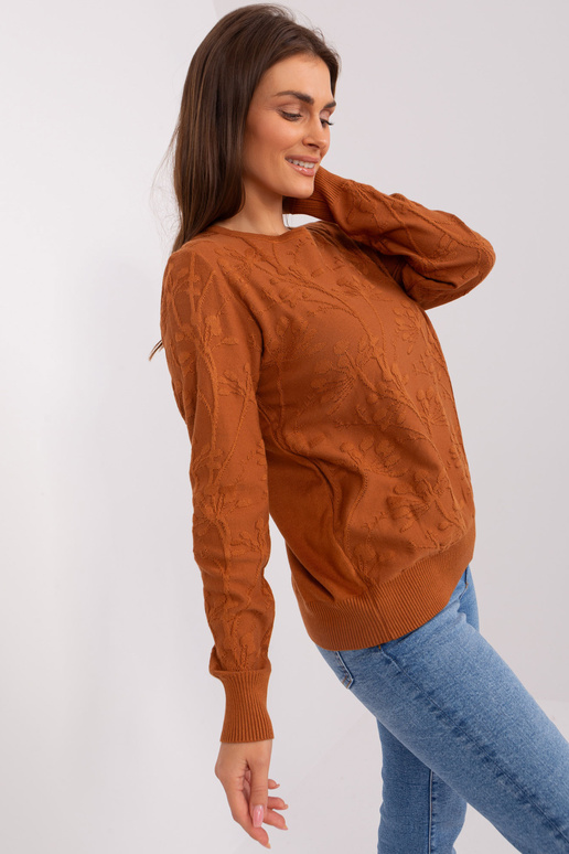 Megztinis-AT-SW-2231.99P-šviesiai rudas