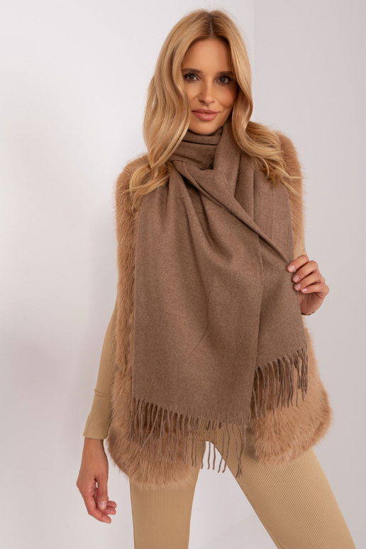 Šalikas-AT-SZ-23185.62P-tamsiai ruda