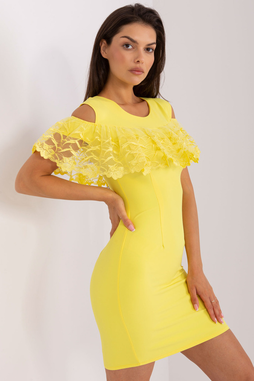 Suknelė-LK-SK-506332.24-geltona