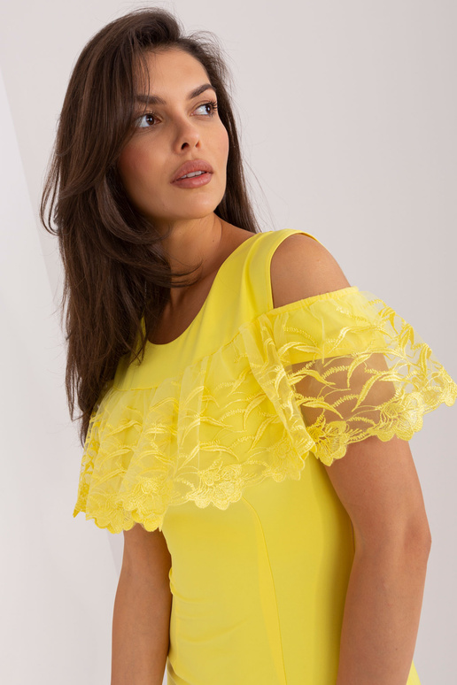Suknelė-LK-SK-506332.24-geltona