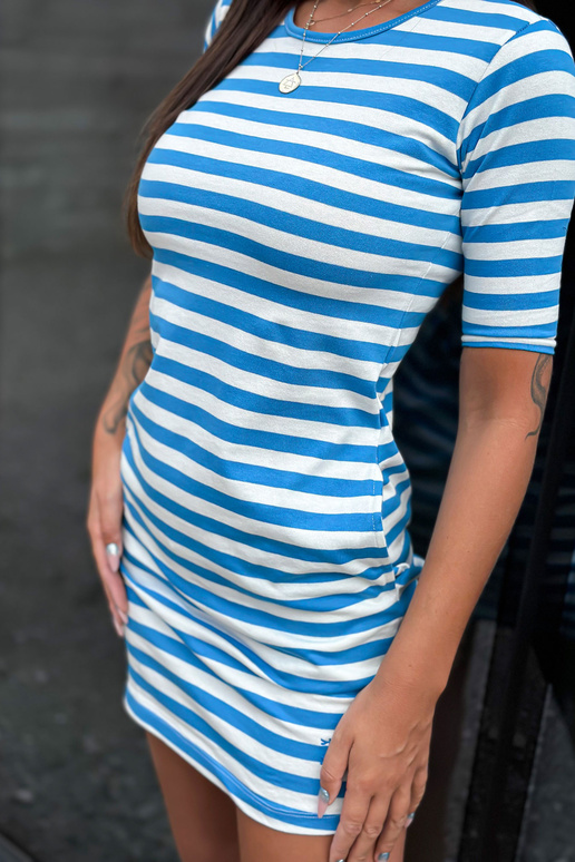 Suknelė-TW-SK-2092.83P-balta-mėlyna