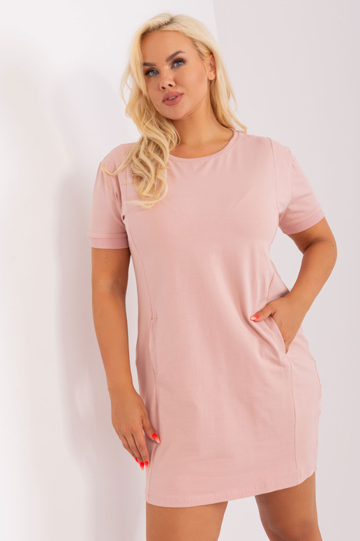 Suknelė-RV-SK-8899.14P-šviesiai rožinė