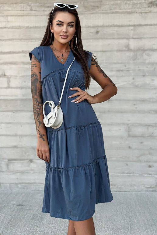 Suknelė-TW-SK-2206.04P-tamsiai mėlyna