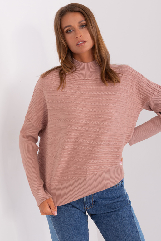 Megztinis-AT-SW-2368.36X-tamsiai rožinis