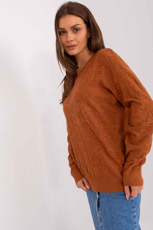 Megztinis-AT-SW-2231A.00P-šviesiai rudas