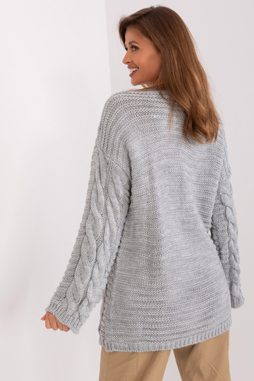 Megztinis-BA-SW-8047.92P-pilka 2