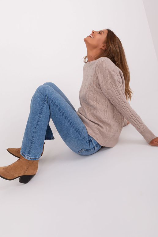 Megztinis-AT-SW-2335.27-smėlio spalvos