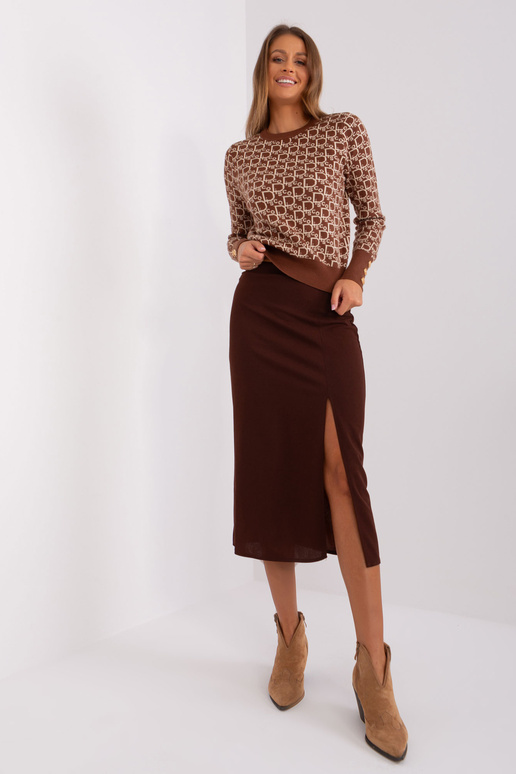 Sijonas-LK-SD-509445.72P-tamsiai rudas