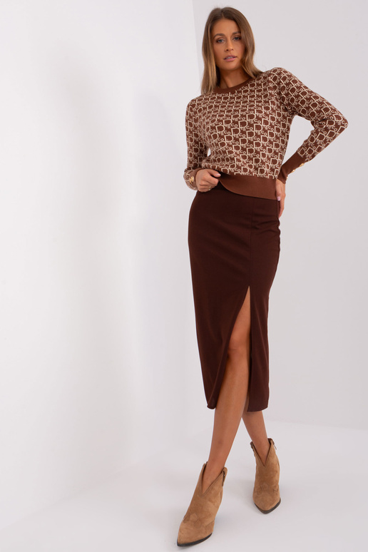 Sijonas-LK-SD-509445.72P-tamsiai rudas