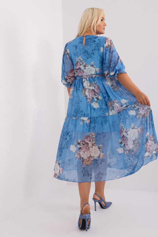 Suknelė-LK-SK-509344-1,60P-mėlyna