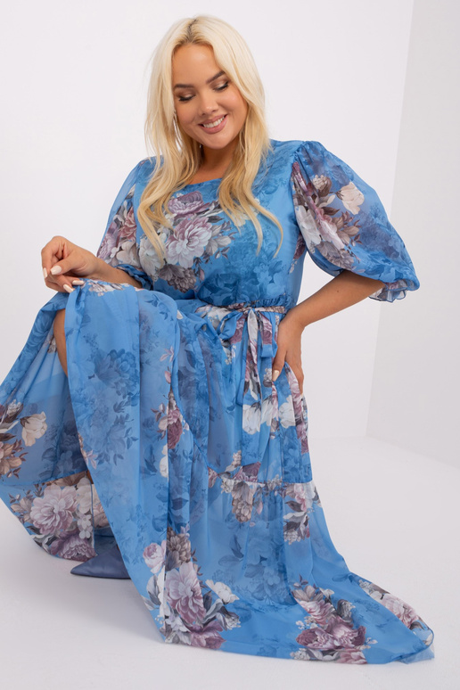 Suknelė-LK-SK-509344-1,60P-mėlyna