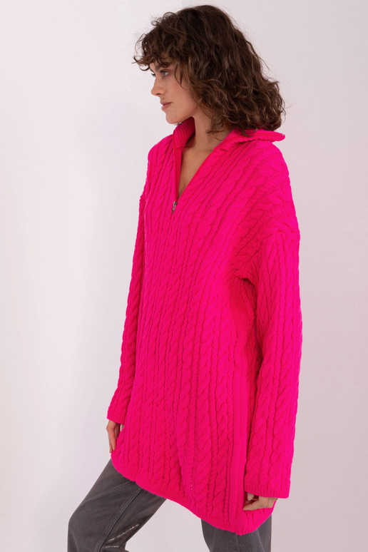 Megztinis-BA-SW-0282.13P-fluo rožinis