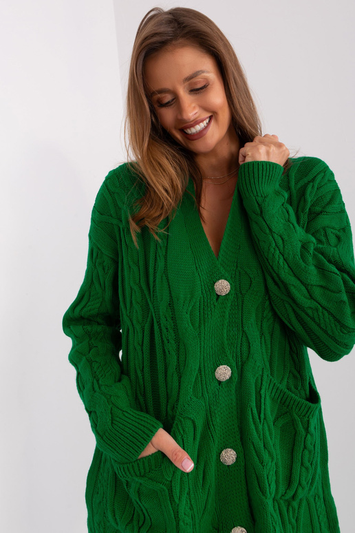 Kardiganas-BA-SW-0241.67P-žalia