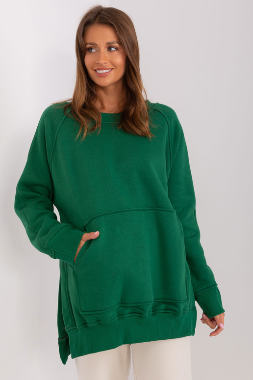 Megztinis-EM-BL-664.98P-tamsiai žalias