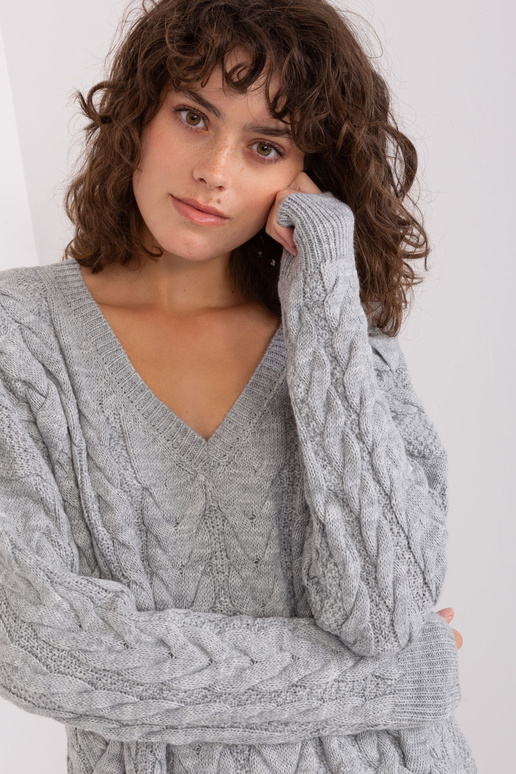 Megztinis-BA-SW-8027.85P-pilkas