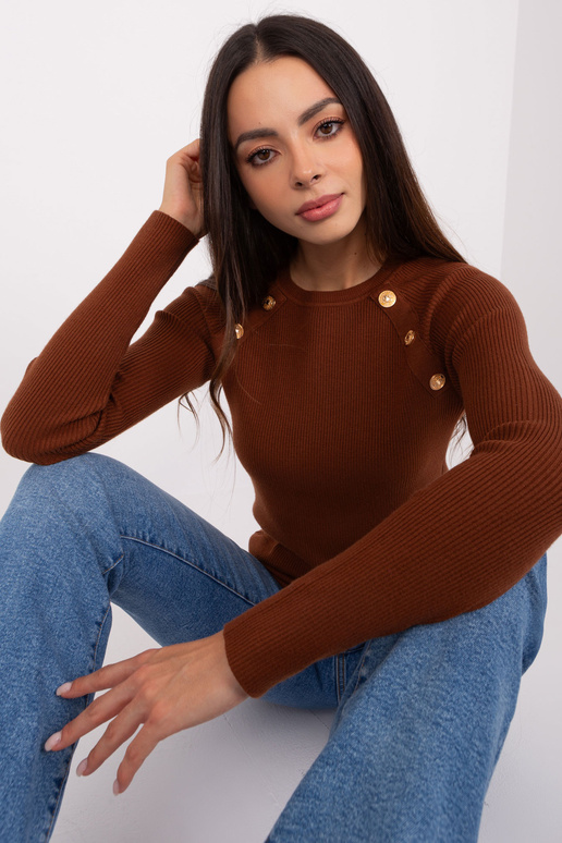 Megztinis-PM-SW-PM9750.08P-tamsiai rudas