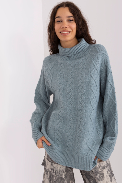 Megztinis-AT-SW-2355-2.12P-pilka-mėlyna