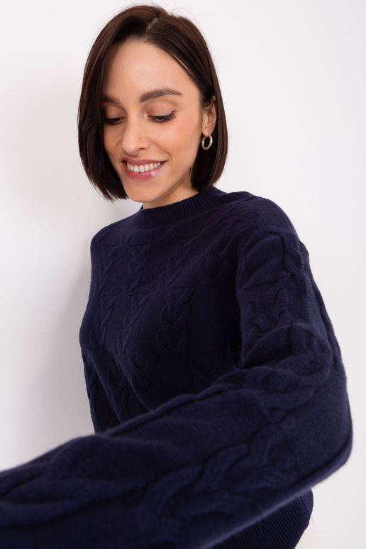 Megztinis-AT-SW-2340.80 tamsiai mėlynas