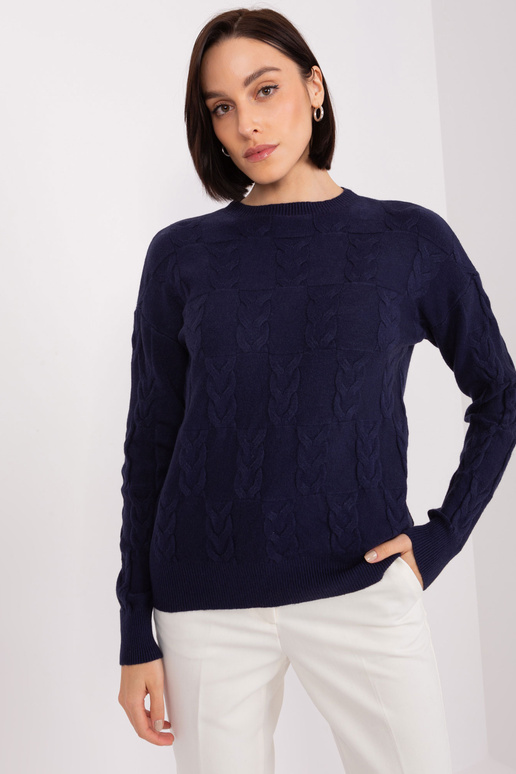 Megztinis-AT-SW-2340.80 tamsiai mėlynas