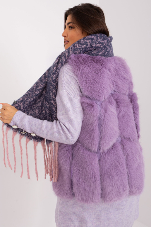 Šalikas-AT-SZ-23125.75 - tamsiai mėlynas