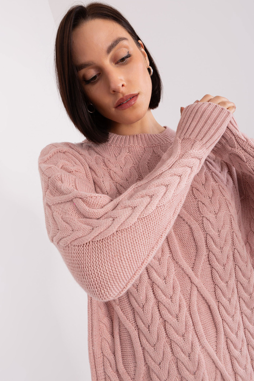 Suknelė-BA-SK-8006.52P-šviesiai rožinė