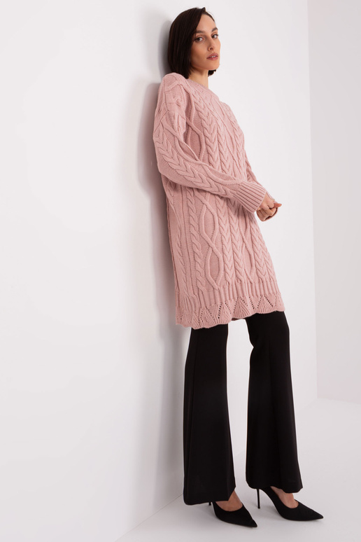 Suknelė-BA-SK-8006.52P-šviesiai rožinė