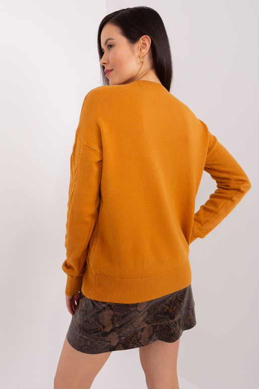 Megztinis-AT-SW-2340.22-tamsiai geltonas