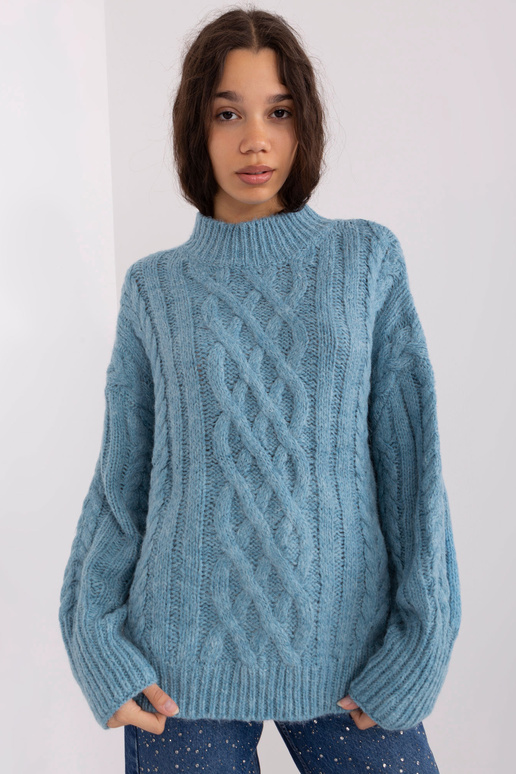 Megztinis-AT-SW-2363-2,30-mėlynas