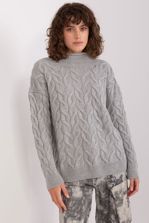 Megztinis-BA-SW-8038.28P-pilkas Megztinis-BA-SW-8038.28P-pilkas
