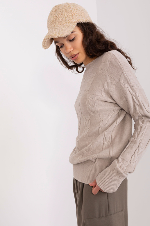 Megztinis-AT-SW-2340.43-smėlio spalvos