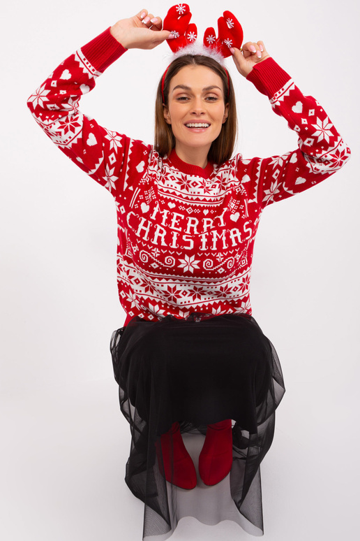 Megztinis-D90057AB90883A-raudonas