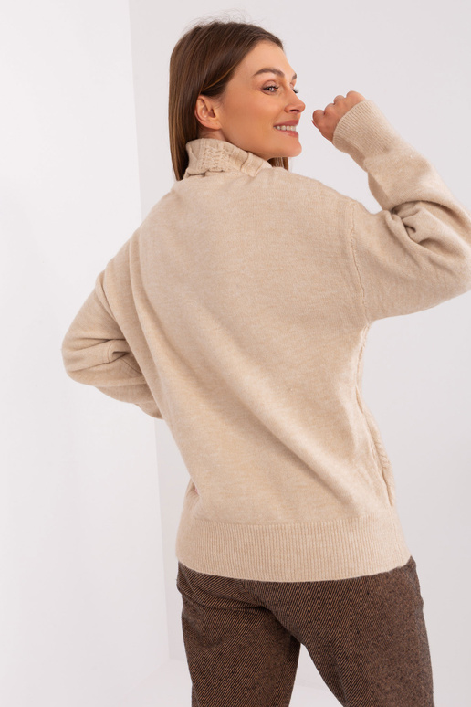 Megztinis-AT-SW-23401.97P-smėlio spalvos