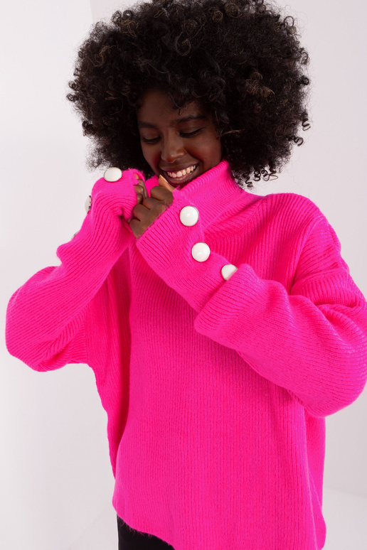 Megztinis-BA-SW-015.01P-fluo rožinis