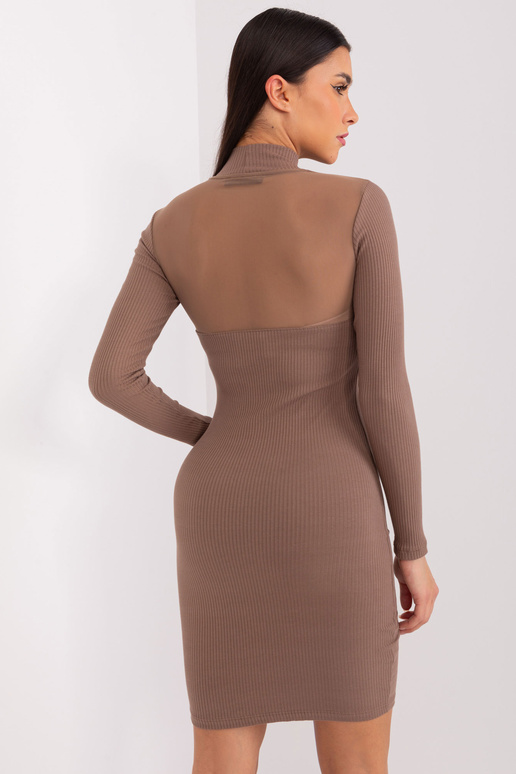 Suknelė-RV-SK-9216.06P-ruda Suknelė-RV-SK-9216.06P-ruda