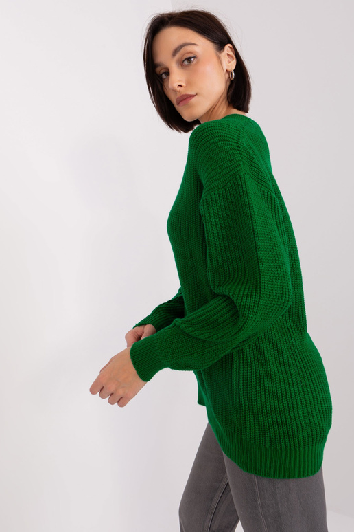 Megztinis-BA-SW-8029.75P-tamsiai žalias