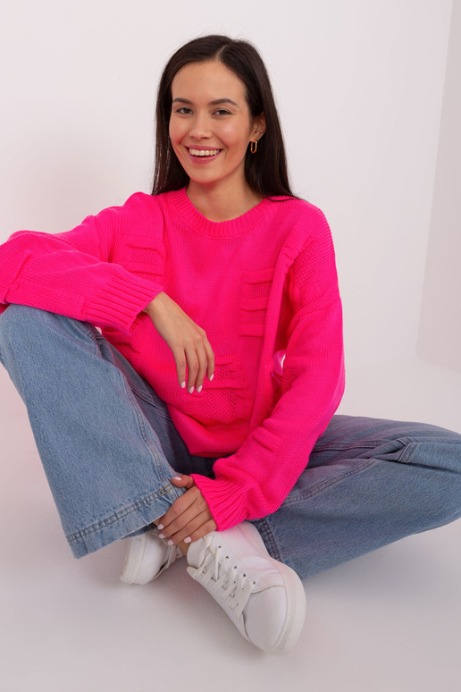 Megztinis-BA-SW-8053.31-fluo rožinis