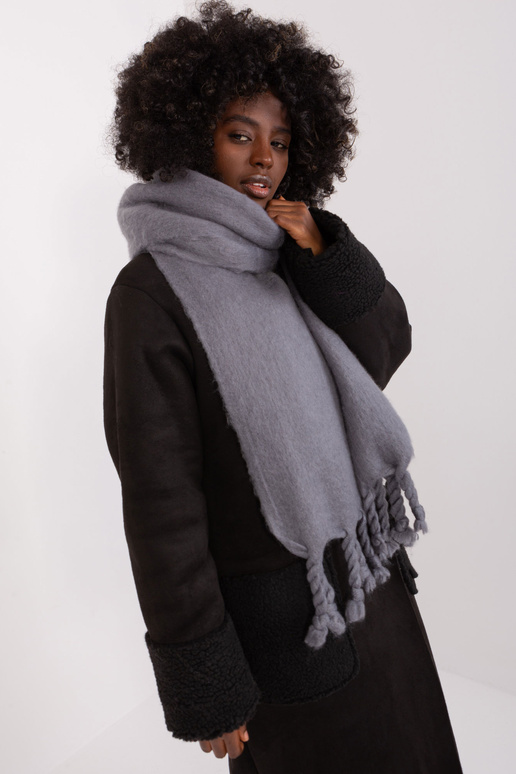 Šalikas-AT-SZ-2313502.20P-tamsiai pilkas